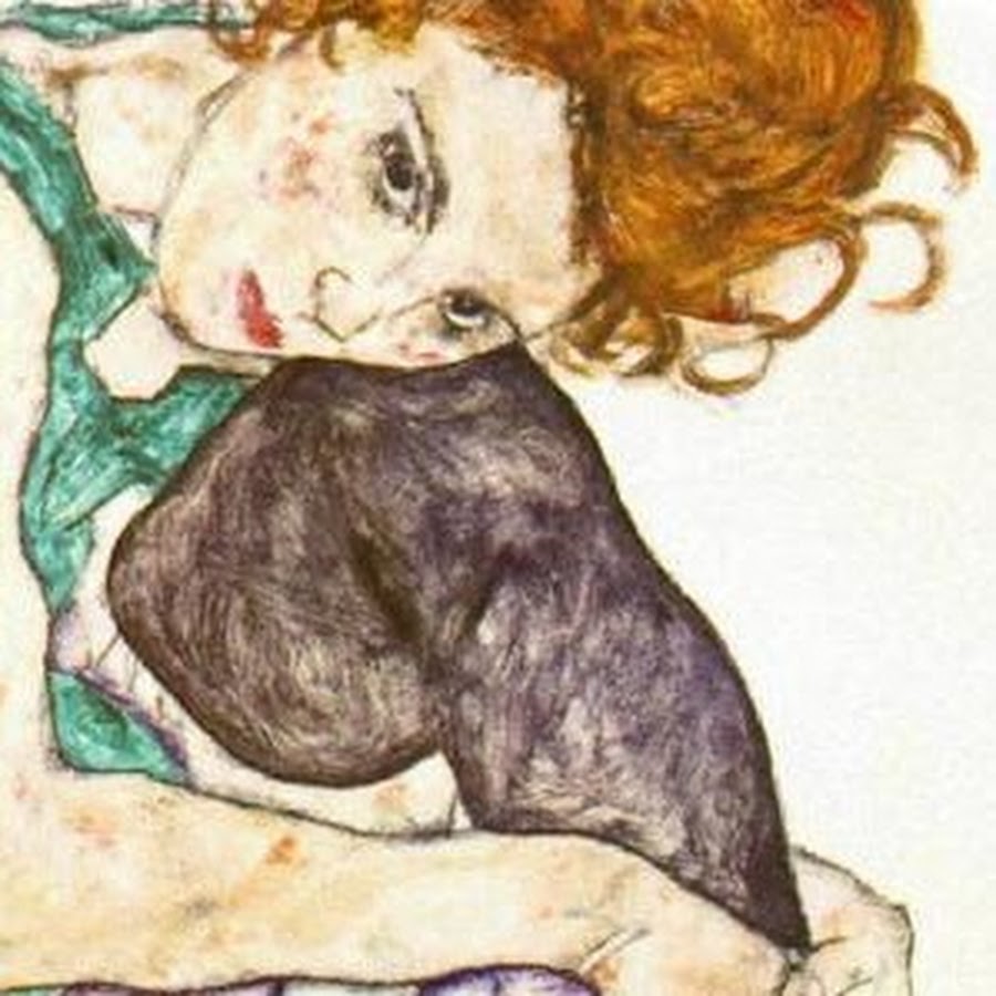 Картина девушка и смерть шиле