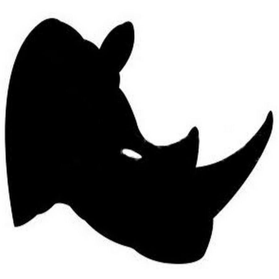 Очертания головы носорога