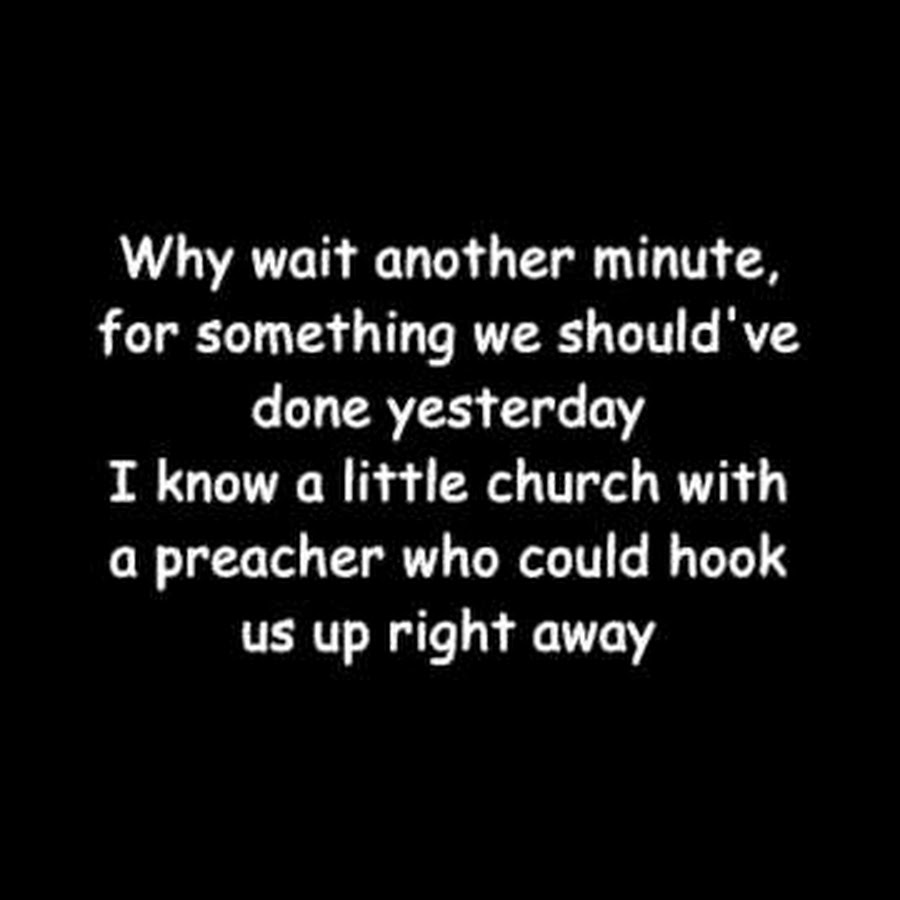 Why the wait. Why the wait