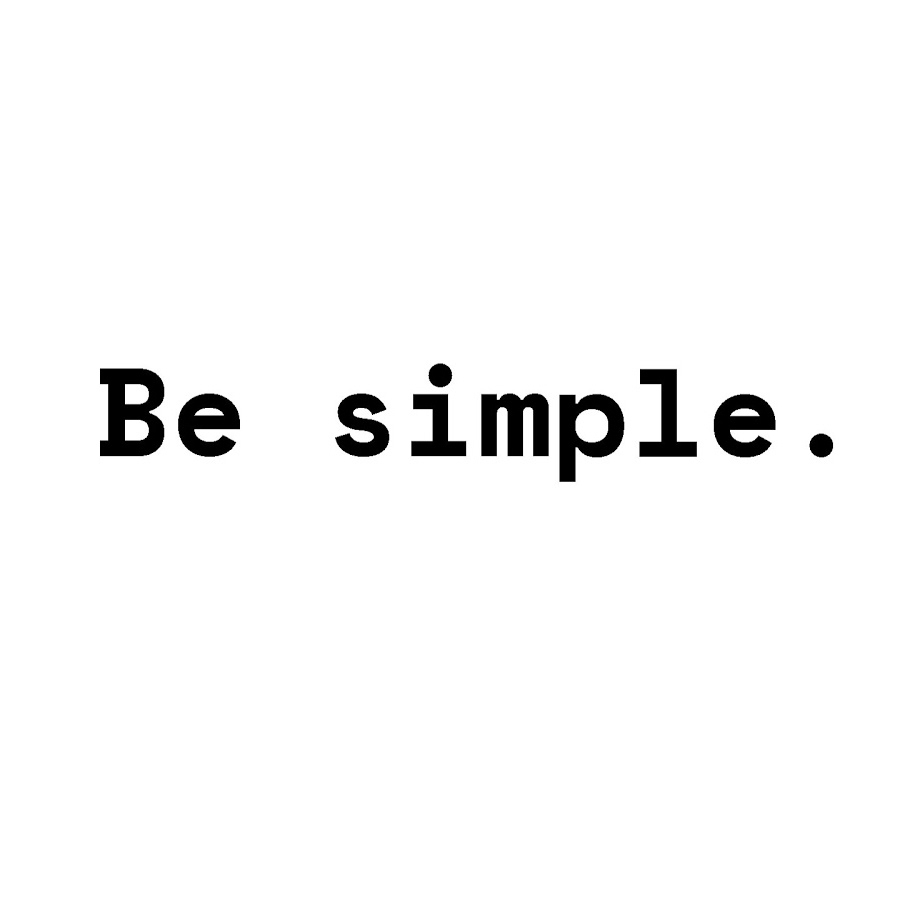 simple be