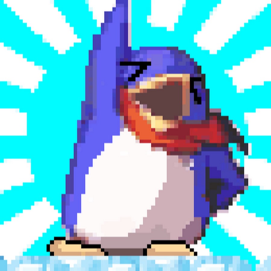  8 - Bit Penguin Gamer - YouTube