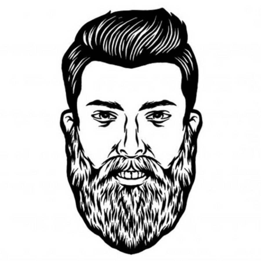 Как рисовать бороду красками