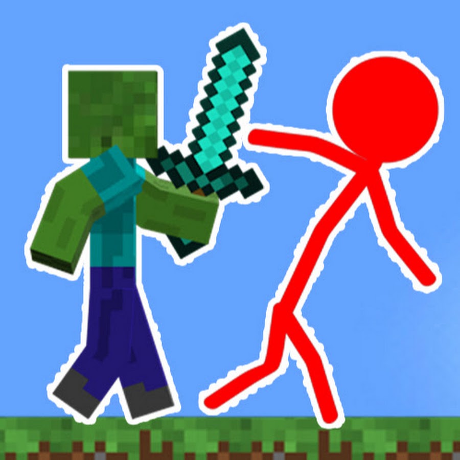 Sticktoon Minecraft vs Stickman YouTube
