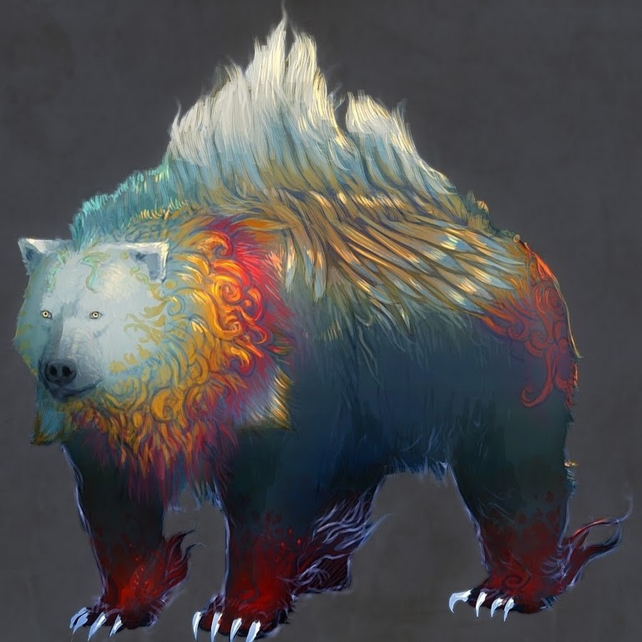 Dancing bears painted