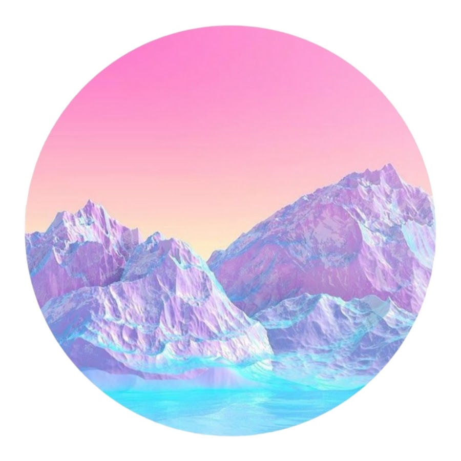 circle icon aesthetic purple mountains transparent freetoedit pngfind