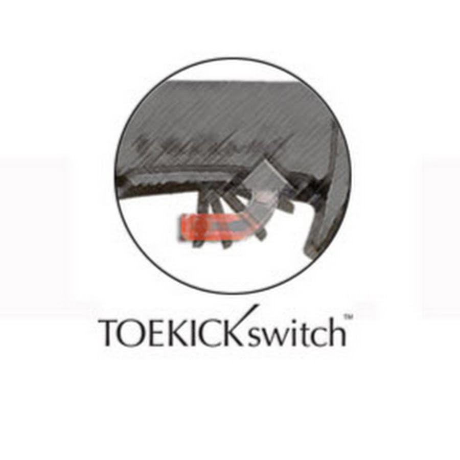 flick of the foot TOEKICKswitch - YouTube