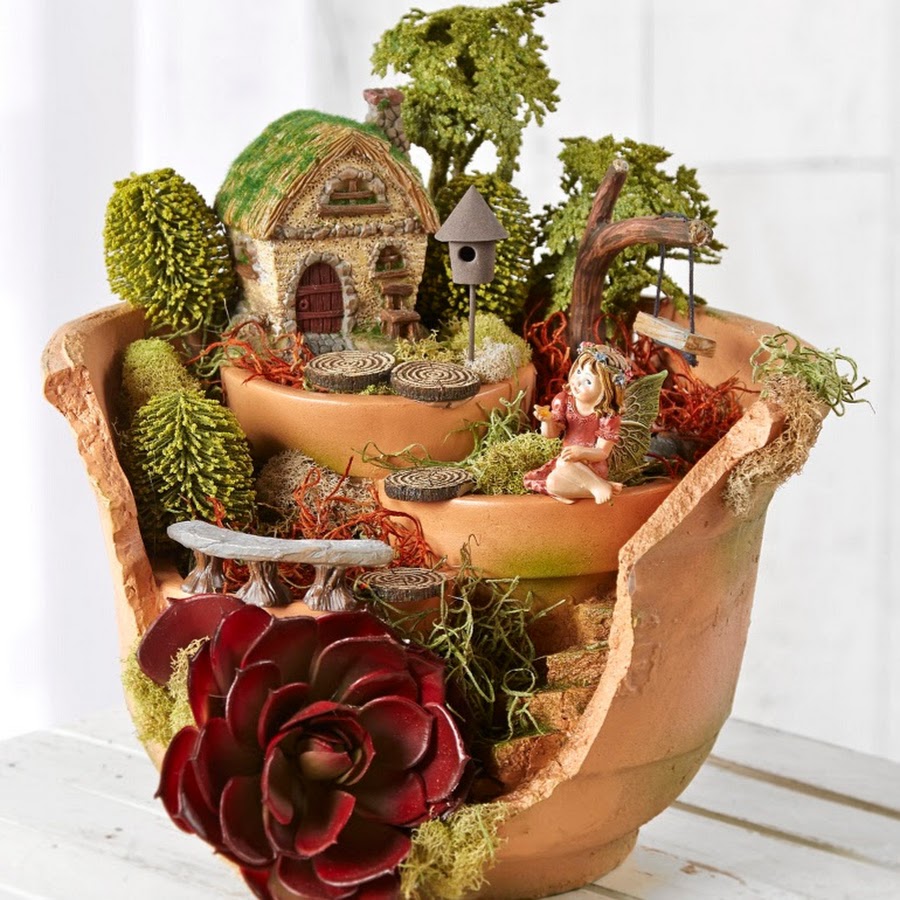 Diy Pot Garden - YouTube