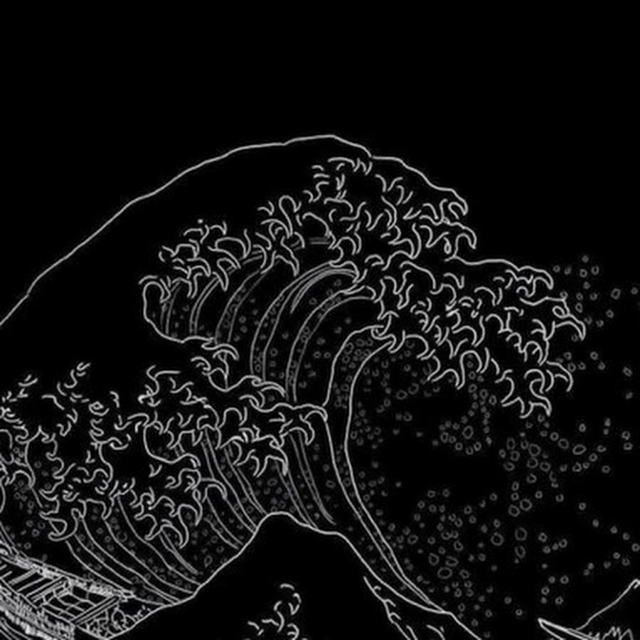 Black waves wallpaper engine. HYSTAR the great Wave Black. Great Wave черные обои. HYSTAR the great Wave Wallpaper engine