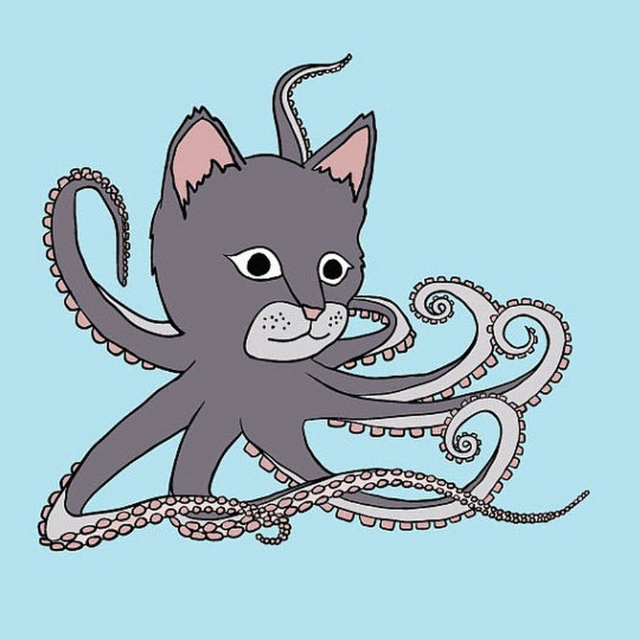 Котоосьминог. Allison theus art симбиотические сещестрва. Флеркин гуся марвел. Кошка-осьминог арт. Кот спрут.