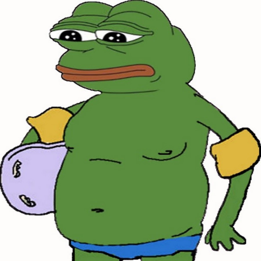 Накаченная лягушка рисунок