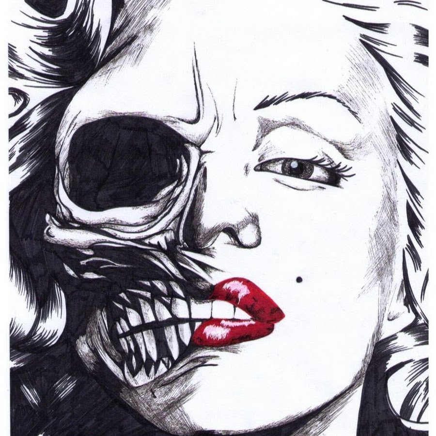 Тату мерлин монро эскиз