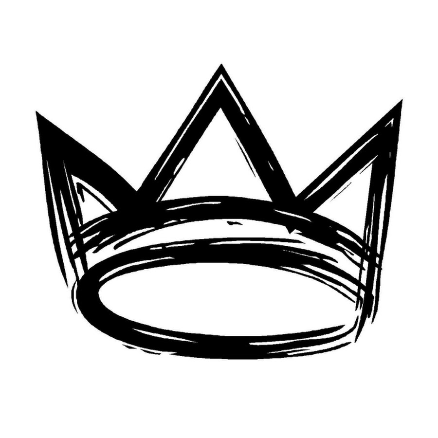 Логотип рисованной короны