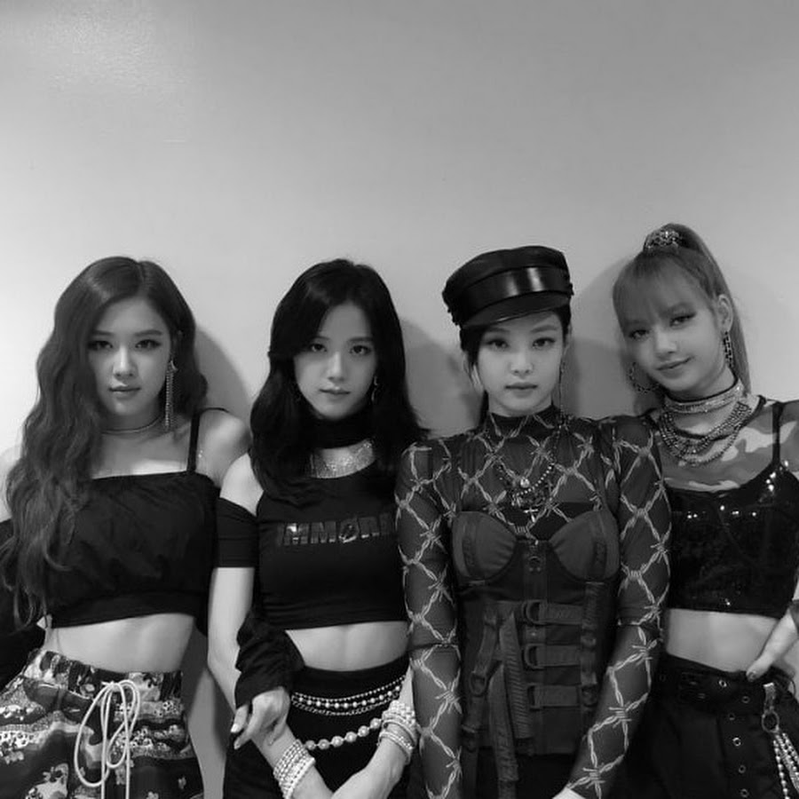 Картинки с блэк пинк черно белые