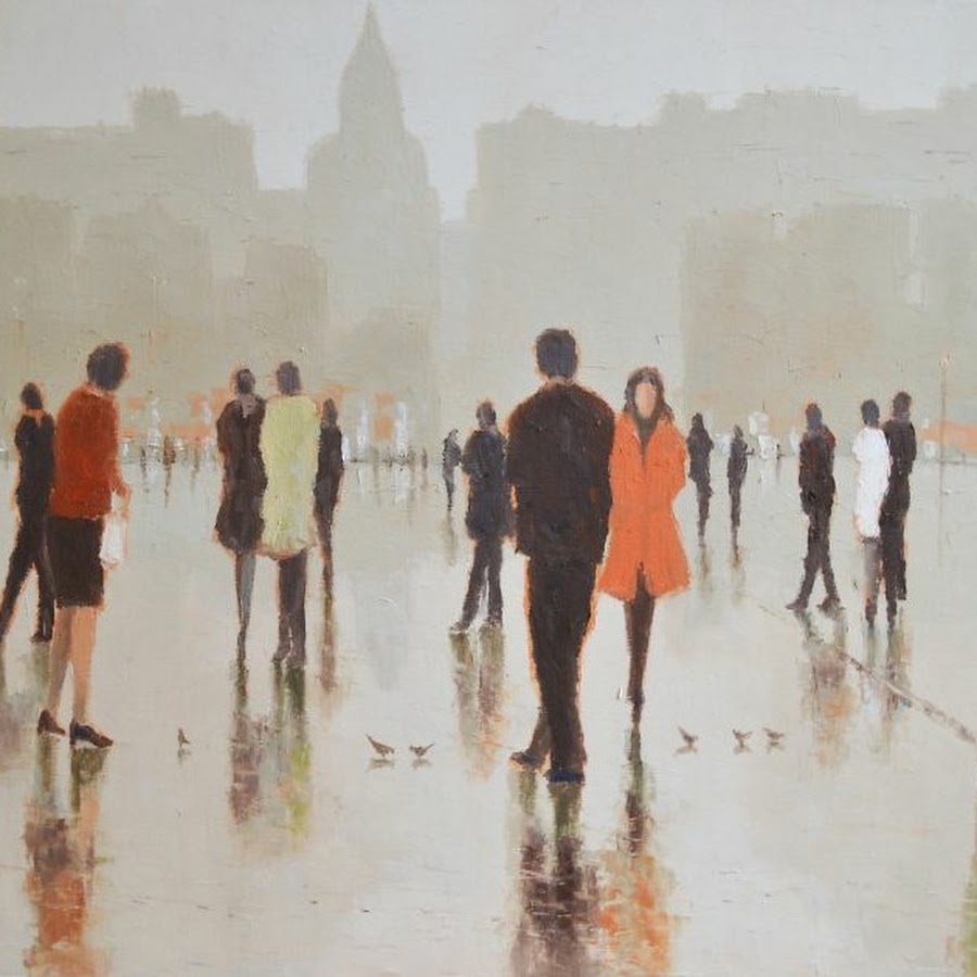 Толпа людей живопись. Один среди толпы. People's artist. Силуэты людей акварелью. Современное искусство картины.