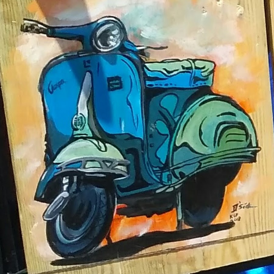 Blue Scooter YouTube