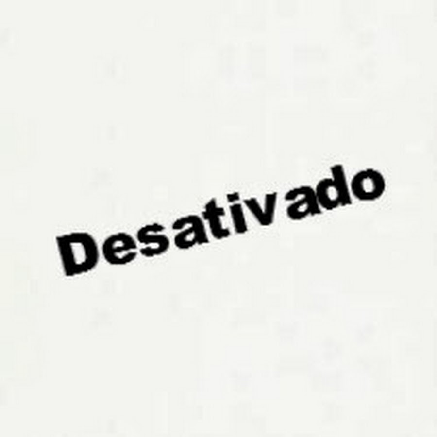 canal desativado - YouTube