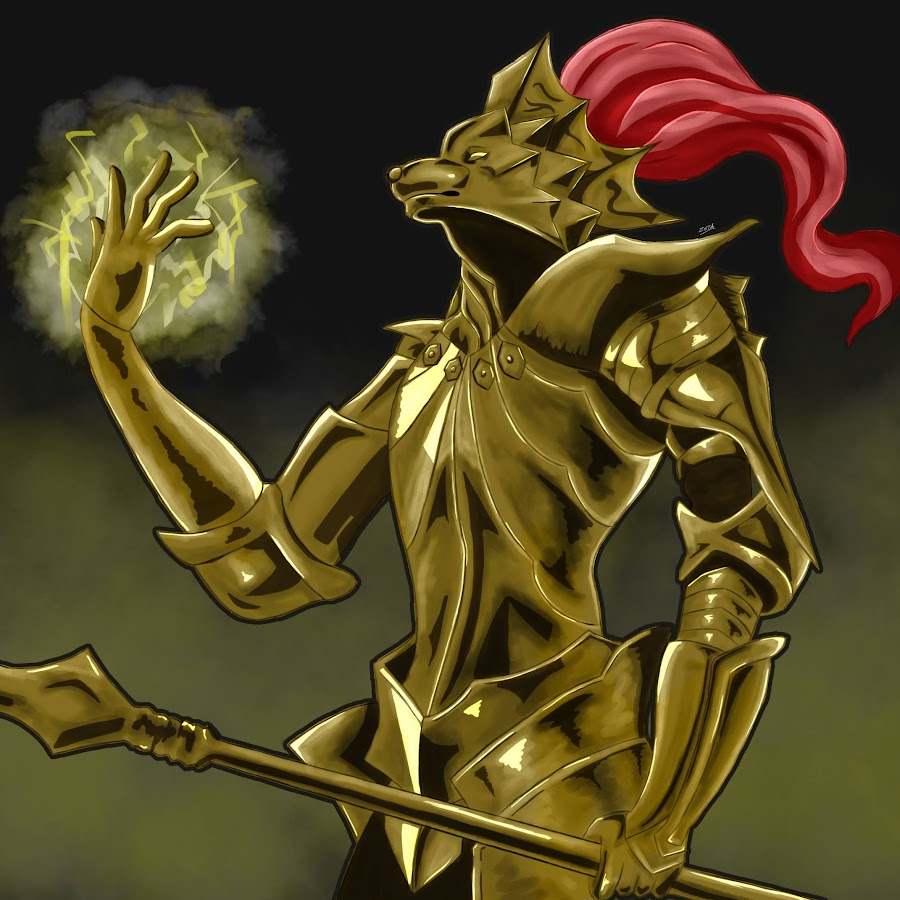 Орнштейн и Смоуг Dark Souls арт