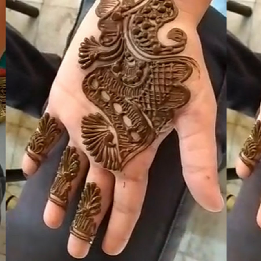indian mehndi designs - YouTube