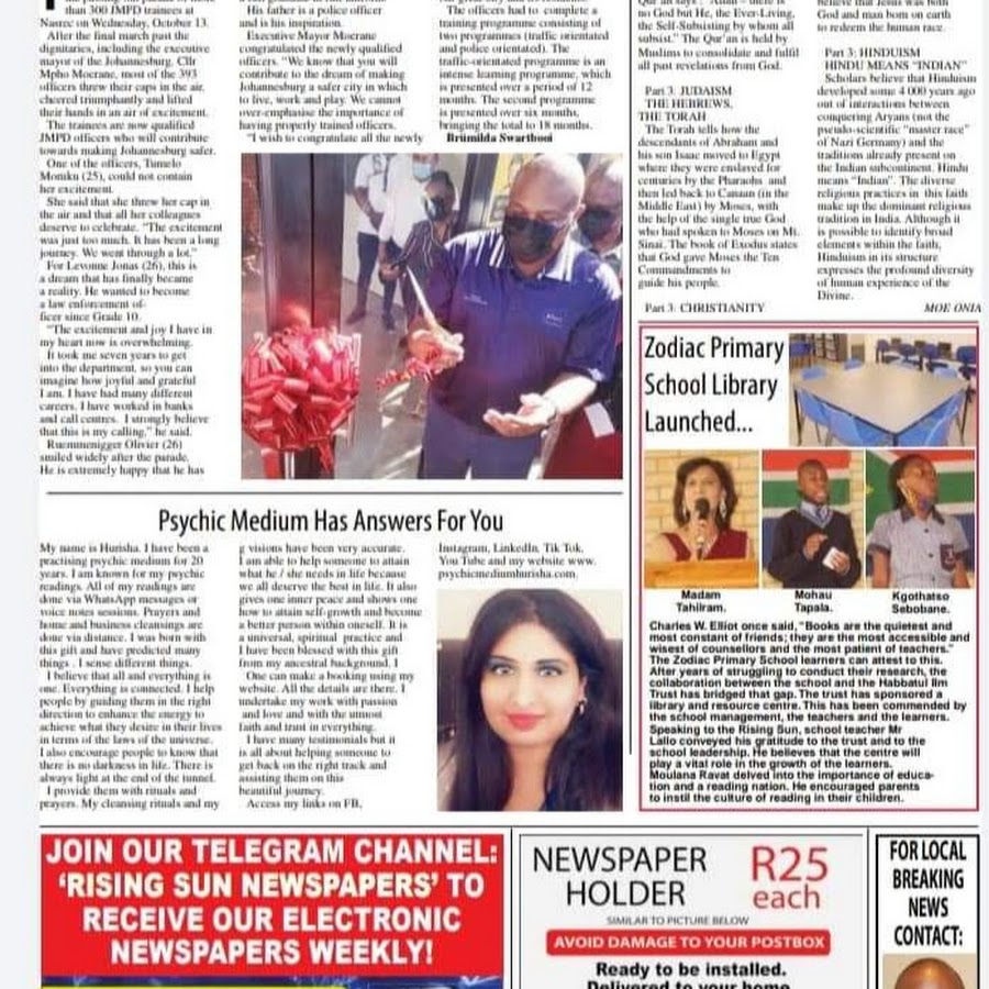 PSYCHIC MEDIUM Hurisha Naidoo 