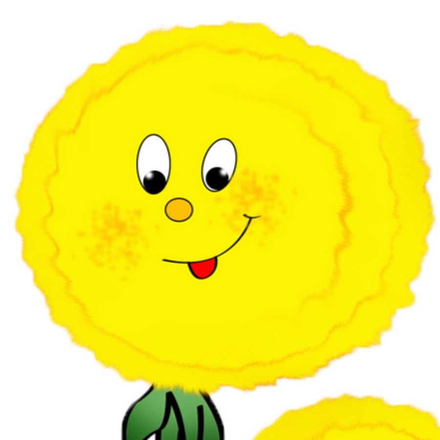 Картинки одуванчик смайлик