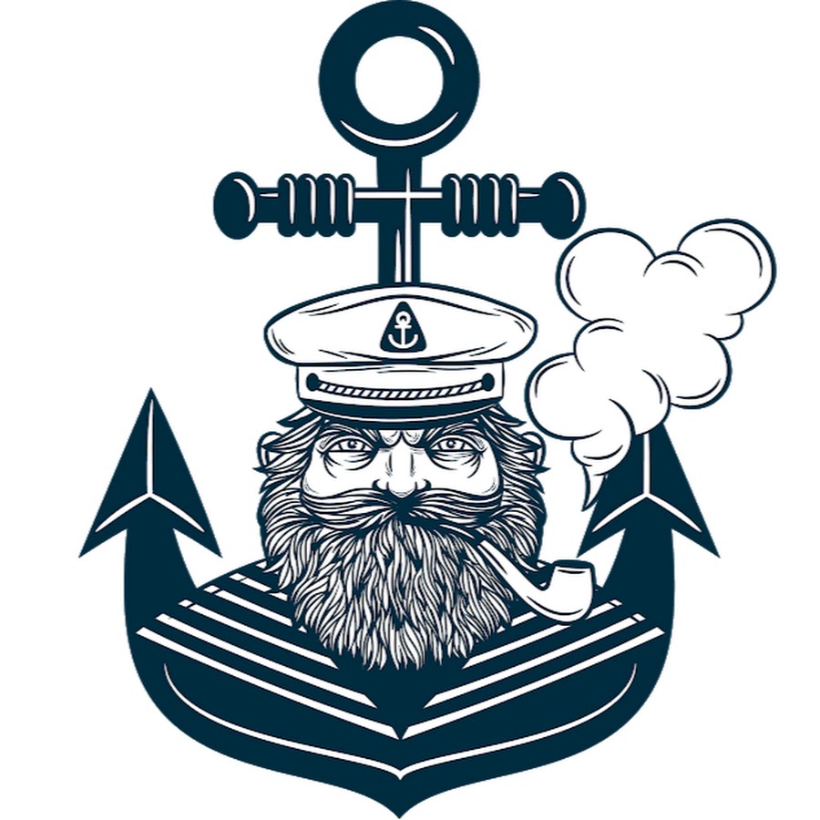 Логотип морской Капитан