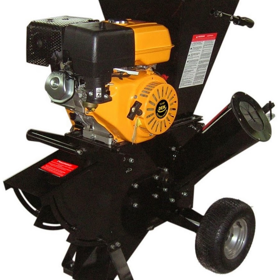 DEK 15 HP 420cc Commercial Duty Chipper Shredder - YouTube