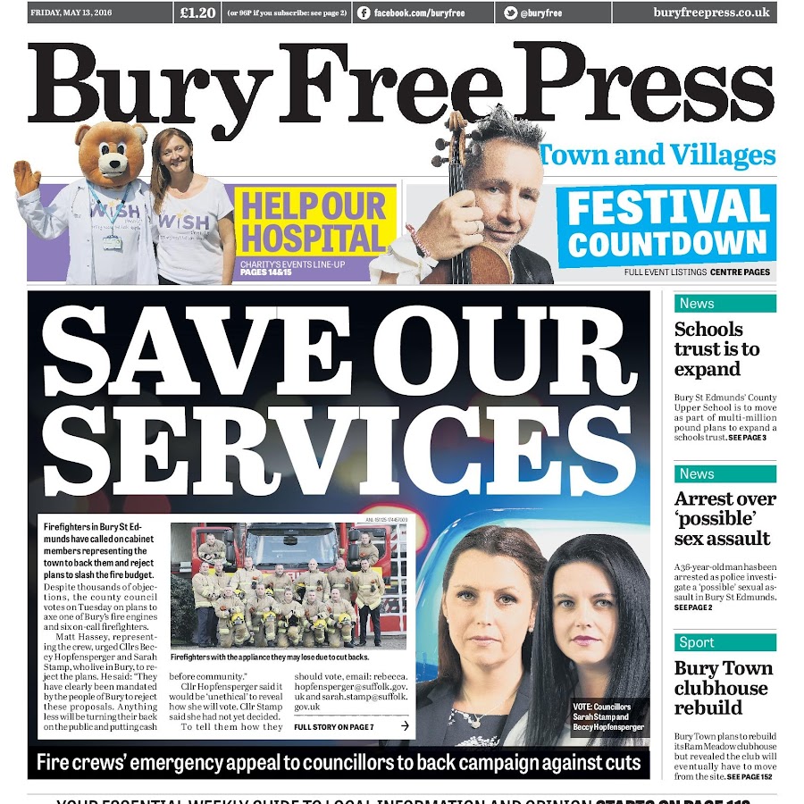 Bury Free Press YouTube