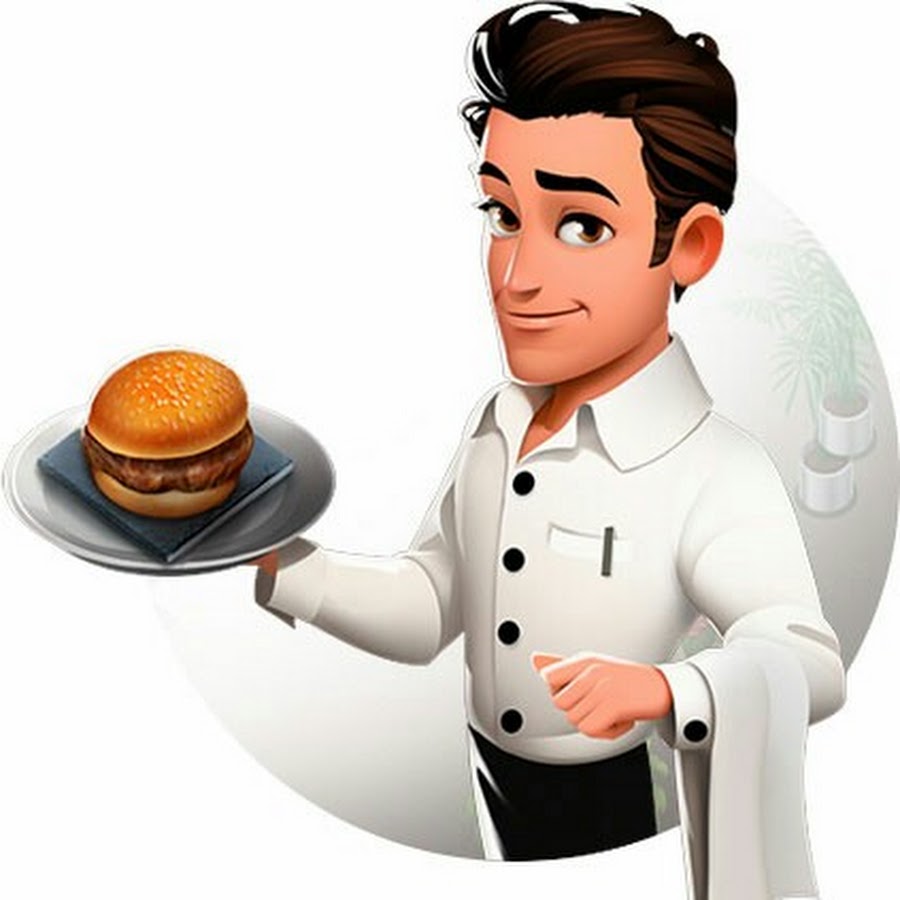 Картинка официант для детей на прозрачном фоне