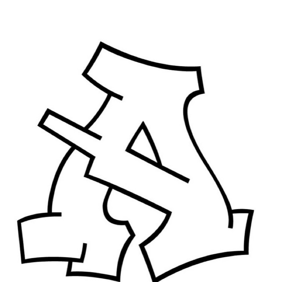 Объемная буква к рисунок