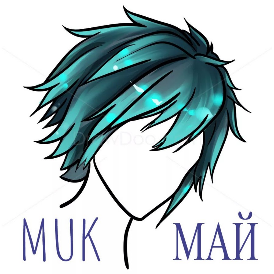 Как нарисовать мужские волосы аниме