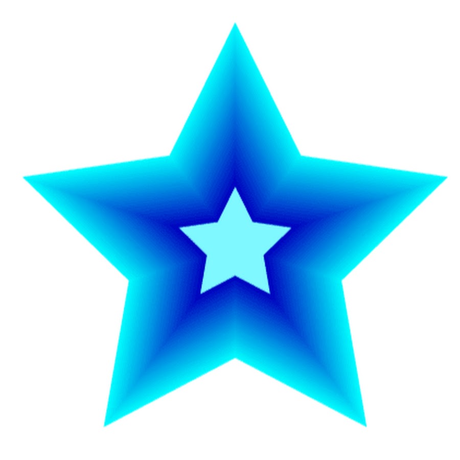 Синяя звезда рисунок