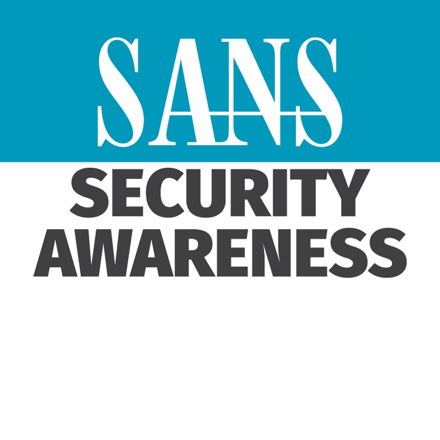 SANS Security Awareness YouTube