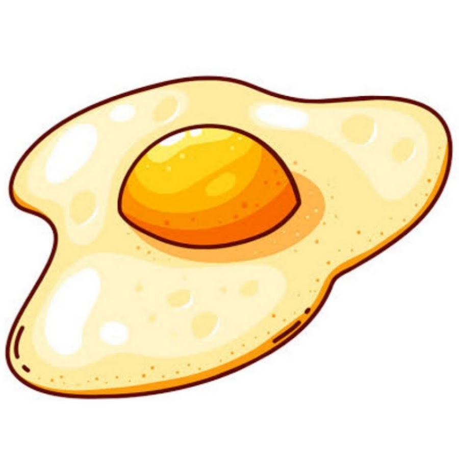 Рисунок яичница для срисовки