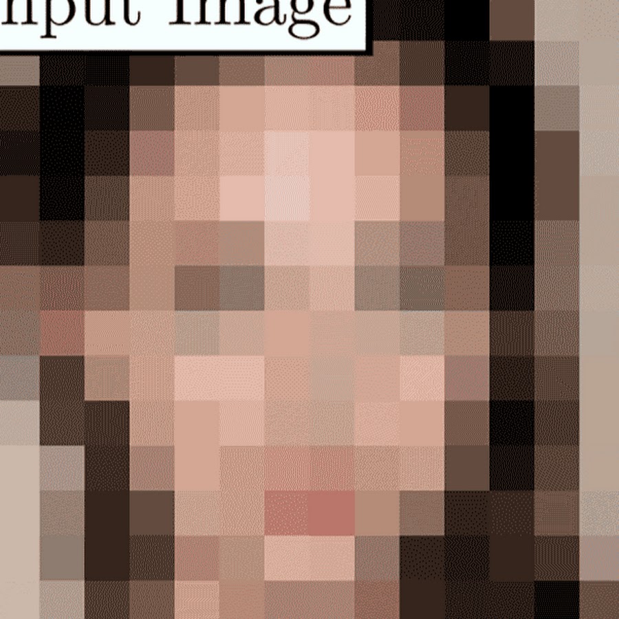 Лицо под пикселем