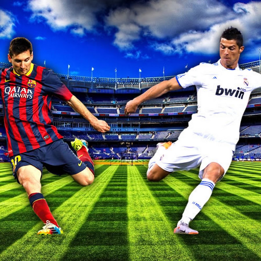 Футболисты Messi Роналдо