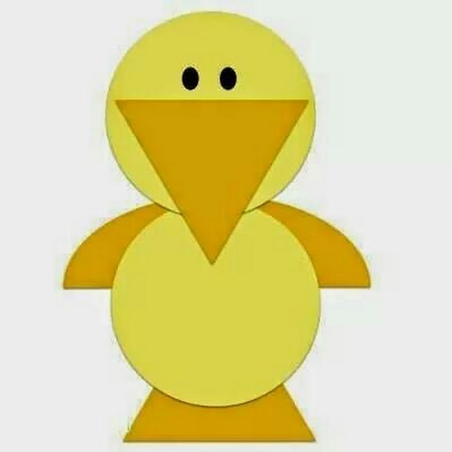 Аппликация из геометрических фигур