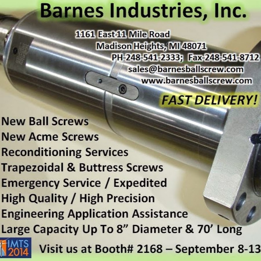 Barnes Industries, Inc. YouTube