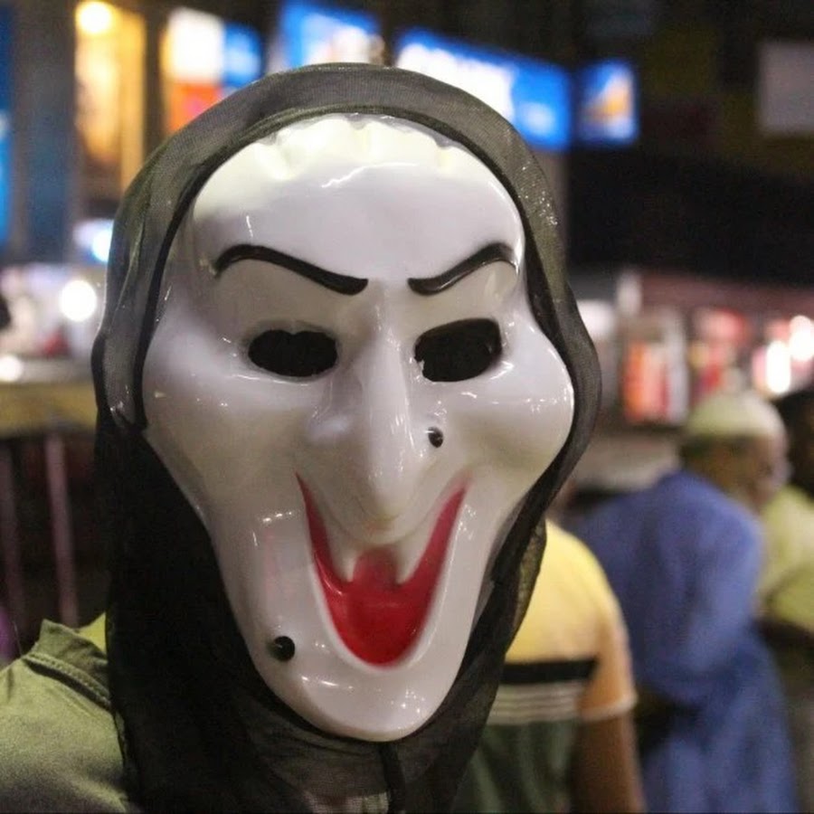 Man in a mask YouTube
