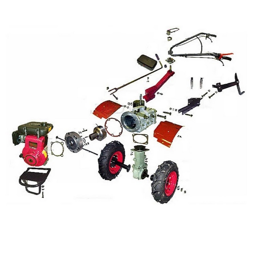 Схема сборки мотоблока кубанец