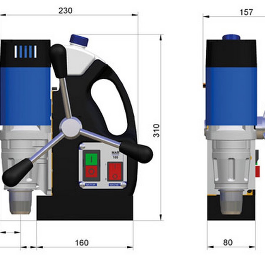 станок сверлильный магнитный mab 825.
