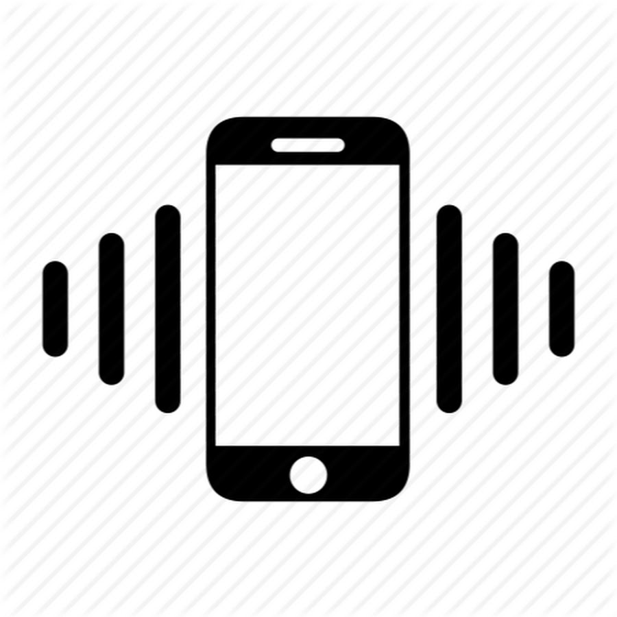 Телефон со звуком иконка