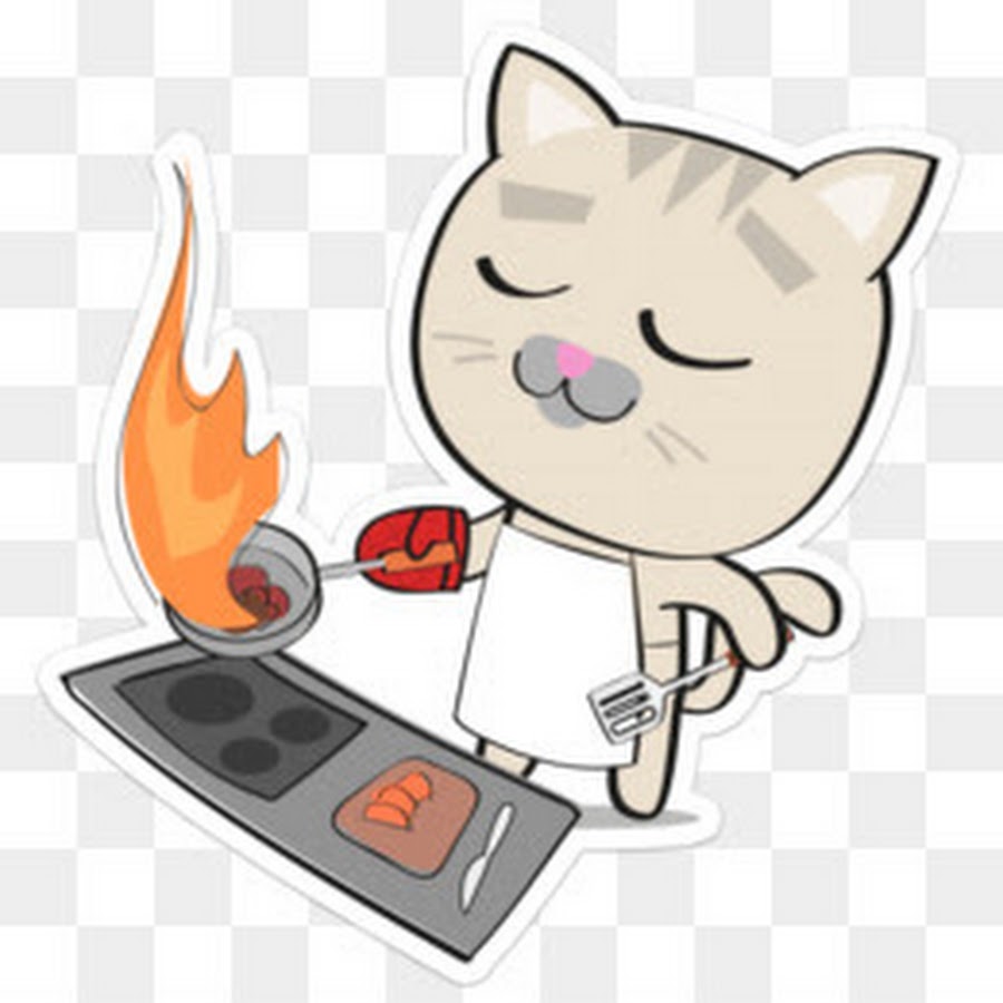 котик готовит. кот готовит. Cooking cat. кошка готовит. Cooking cat.