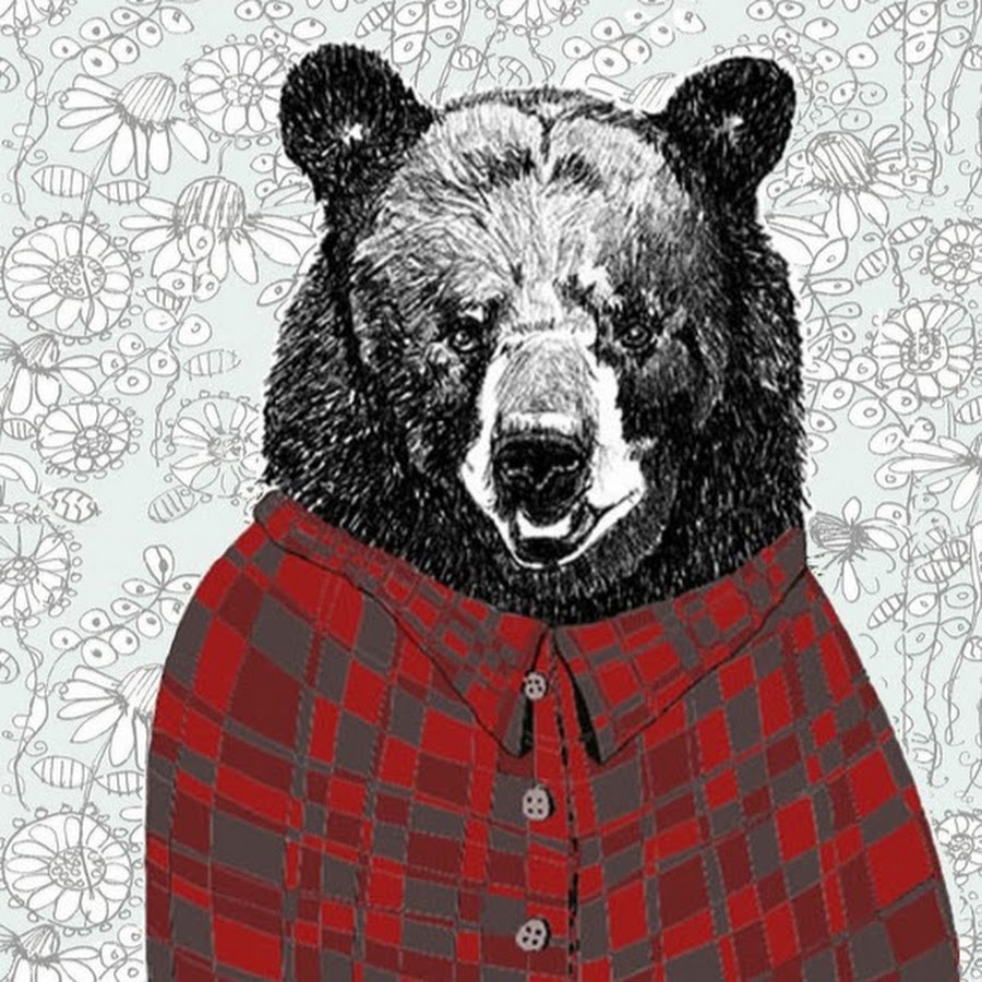 Рисунок поп арт медведь