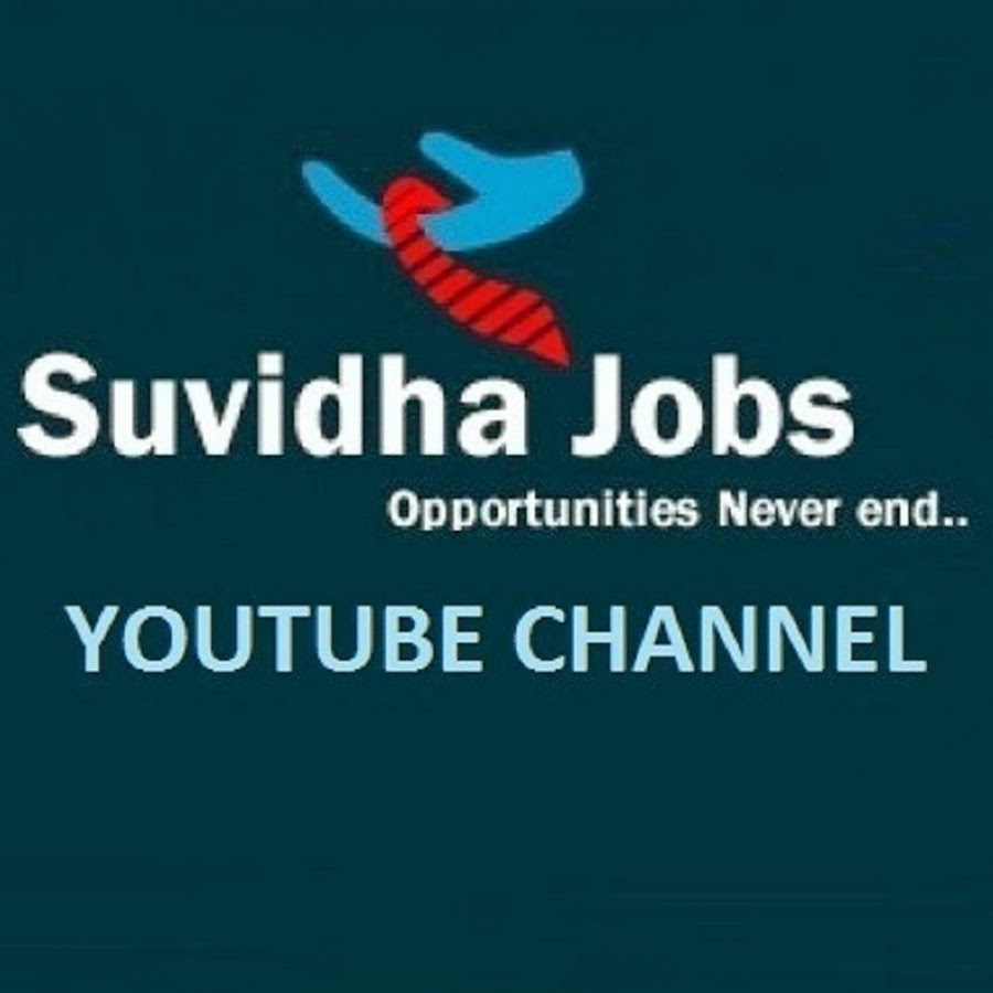SUVIDHAJOBS EMPLOYMENT CHANNEL YouTube