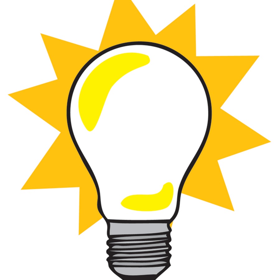 Нарисовать лампочку для детей