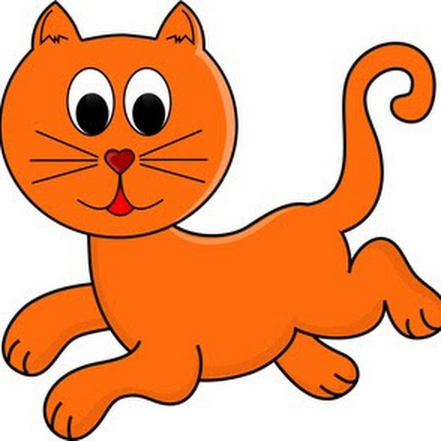 Картинка кошка для детей