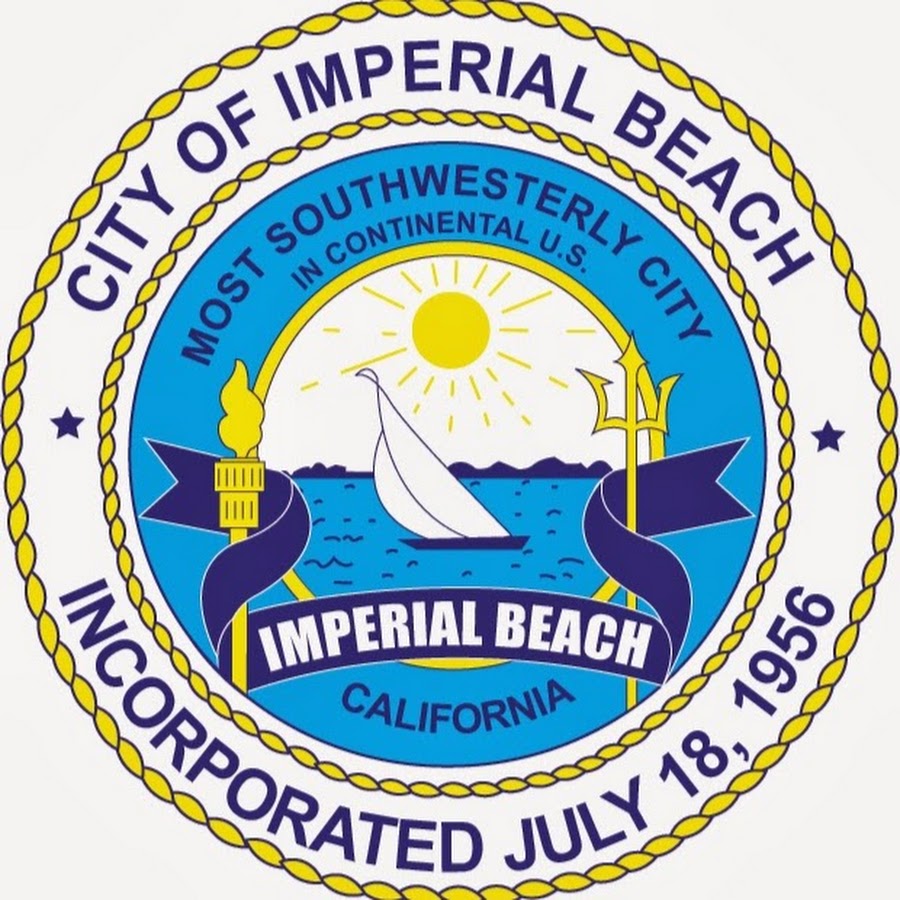 Aluminum IMPERIAL BEACH CALIFORNIA  City Limit Sign 