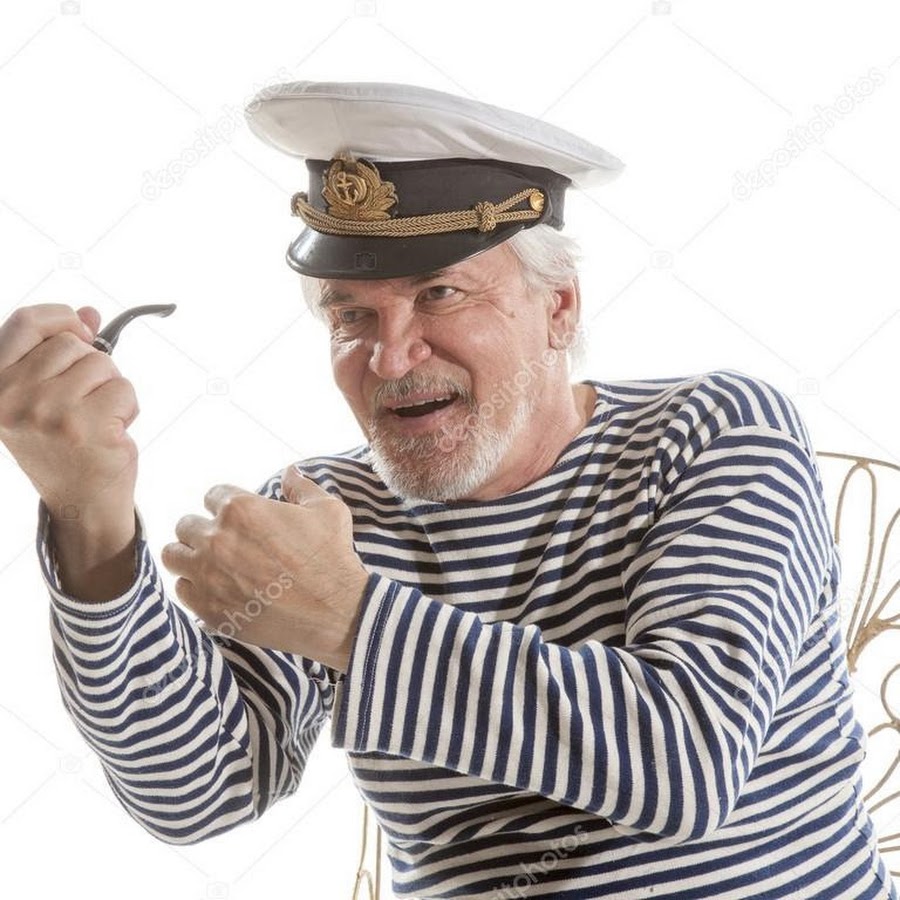 Моряк с трубкой картинка