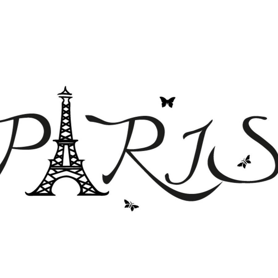 Париж надпись