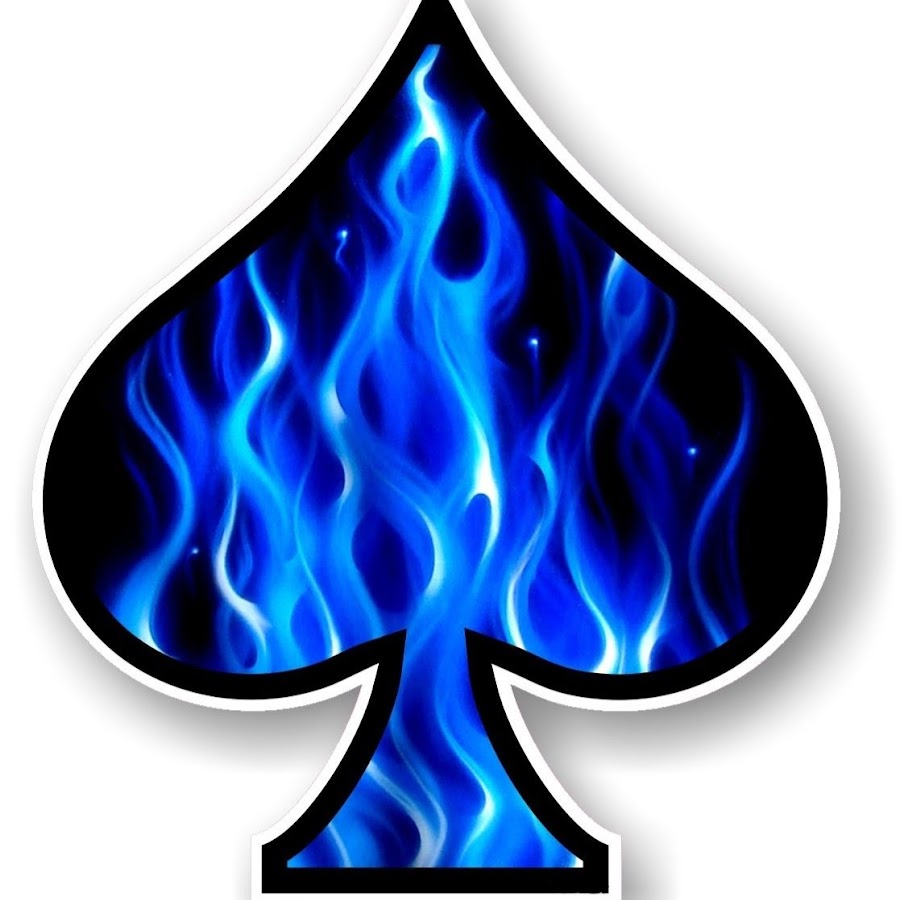 Blue flame decals